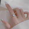 Moonstone Ring With A Light-luxury Niche Design And Adjustable Fit