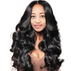 Mid-section big wave long curly wig