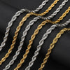 Stainless Steel Twist Chain Titanium Steel Necklace Clavicle Chain