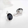Affordable Luxury Niche Colored Gemstone Stud Earrings