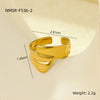 New Niche Stainless Steel Adjustable Ring In The Instagram Style