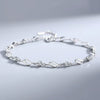 Wave Crystal Love Womens Bracelet Blue Diamond High-End Bracelet