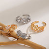 Light Luxury Open A Trendy Personalized Niche Finger Ring