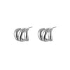 Three-layer Hoop Earrings For Women Niche, High-end Design With A Sophisticated Vibe
