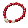 Cinnabar Peach Blossom Bracelet For Women Light Luxury Jewelry