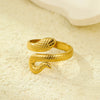 New Niche Stainless Steel Adjustable Ring In The Instagram Style