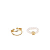 Influencer-style Minimalist Adjustable Geometric Ring