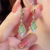 Womens Elegan Light-Luxury Minimalist Fashionable Waterdrop Earrings