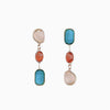 Retro Niche Minimalist-style Asymmetric Zircon Stud Earrings