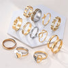 Stainless Steel Ring Versatile And Stylish Made Of Titanium Steel With 18k Gold Plating