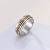 Stainless Steel Ring Versatile And Stylish Made Of Titanium Steel With 18k Gold Plating