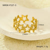 New Niche Stainless Steel Adjustable Ring In The Instagram Style