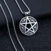Retro Titanium Steel Necklace With A Palm-clapping Pendant