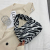 Handbag Fashion Shoulder Bag Casual Retro Plush Underarm Bag