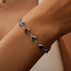 Fashionable Colorful Heart Bracelet For Women