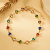Fashionable Colorful Heart Bracelet For Women