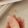 Titanium Steel Ring With A Delicate Small Square Designstylish Versatile And Wont Fade