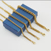 18K Stainless Steel Anchor Chain Bracelet For Men And Women