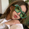 Retro Square Sunglasses For Women