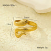 New Niche Stainless Steel Adjustable Ring In The Instagram Style