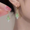 Womens Elegan Light-Luxury Minimalist Fashionable Waterdrop Earrings