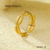 New Niche Stainless Steel Adjustable Ring In The Instagram Style