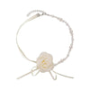 Pure And Alluring Rose Flower Necklace For Women