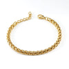18K Stainless Steel Anchor Chain Bracelet For Men And Women