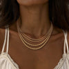 Stainless Steel Twist Chain Titanium Steel Necklace Clavicle Chain
